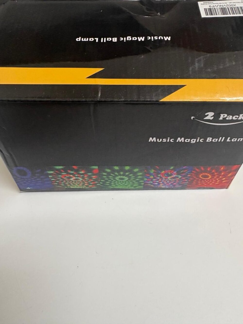 2 Pack Disco Ball Lights LED Music Magic Ball Lamp Party DJ Stage Lighting